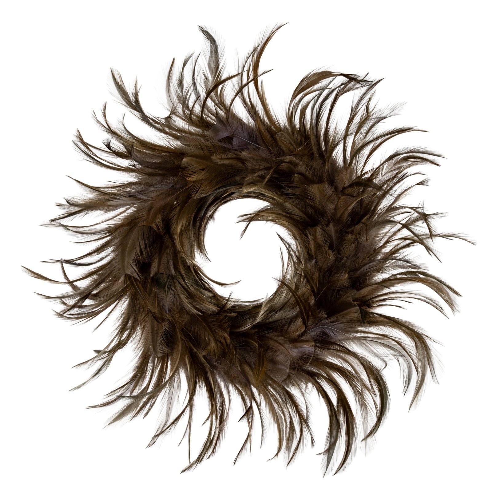 fawn feather candle wreath
