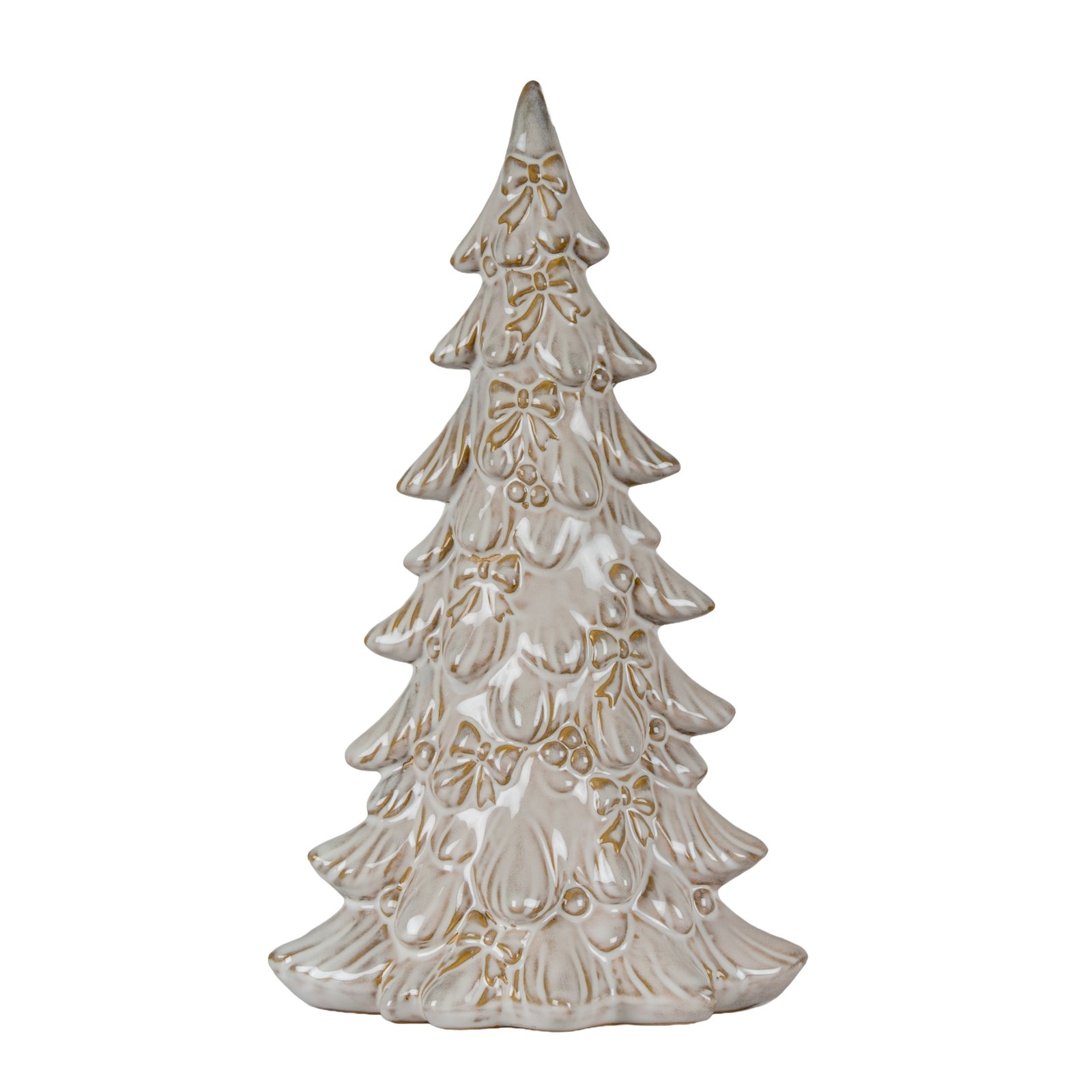Ceramic Christmas Tree with Bows