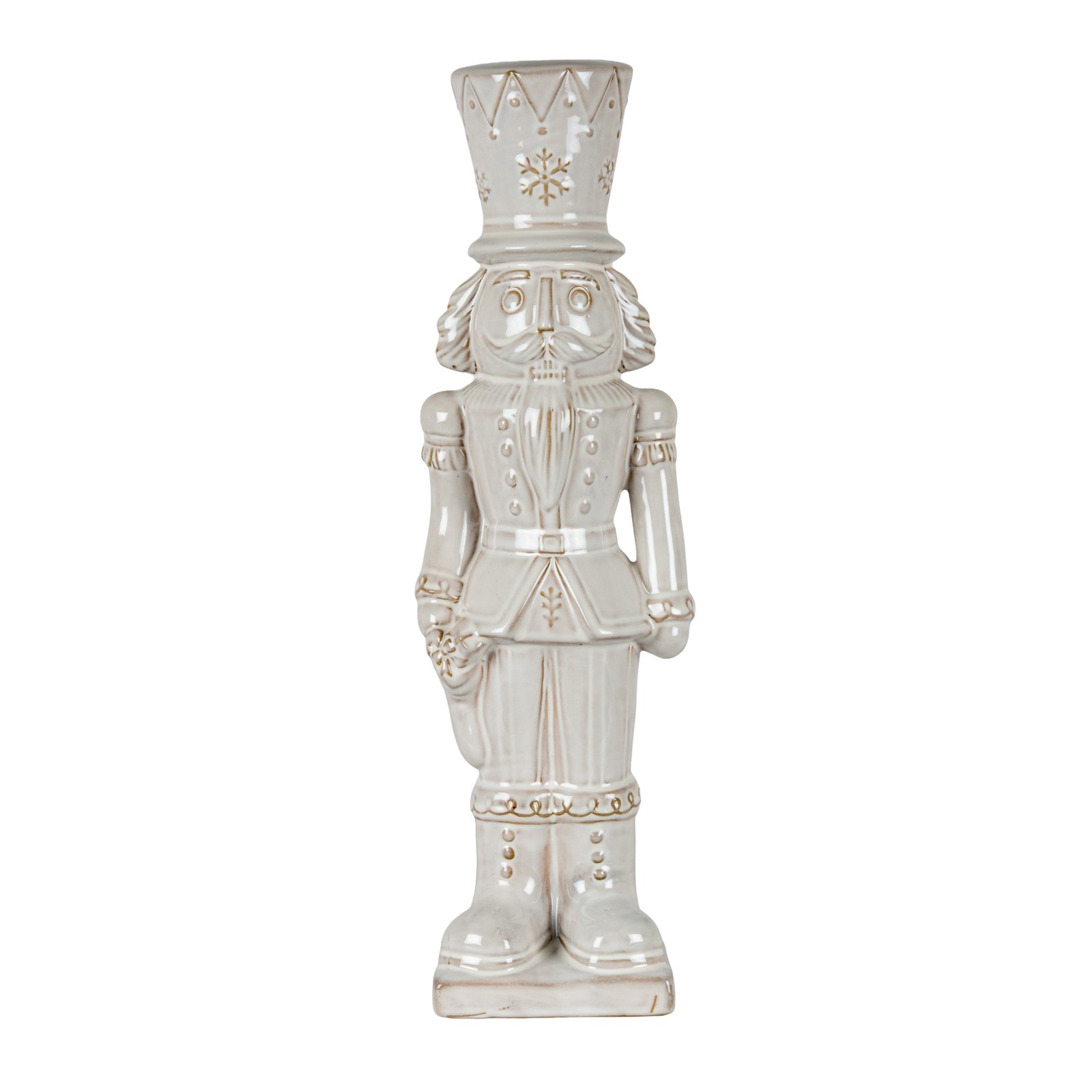 Ceramic Nutcracker with Stocking