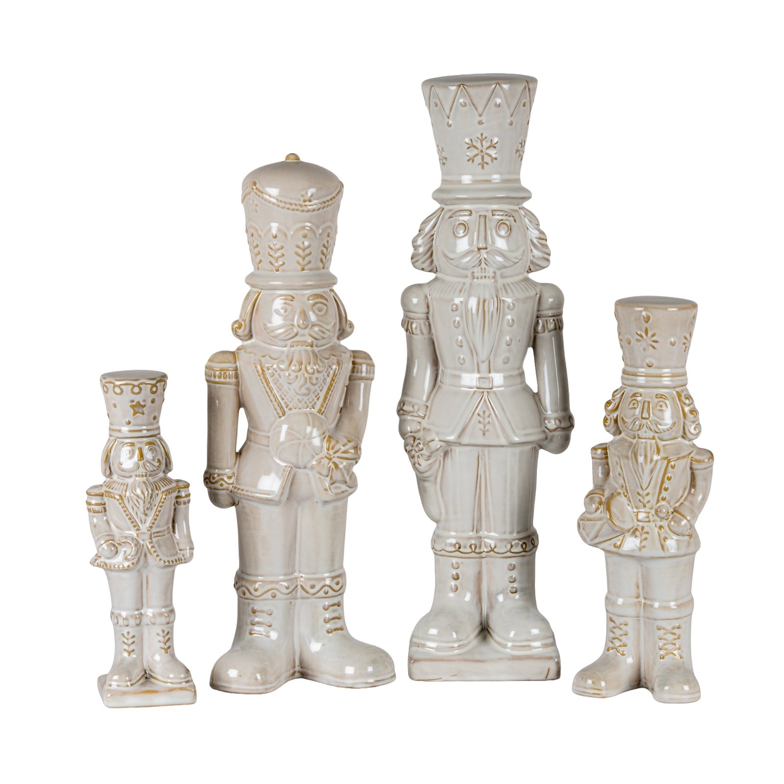 Ceramic Nutcracker with Candy Cane - Image 4