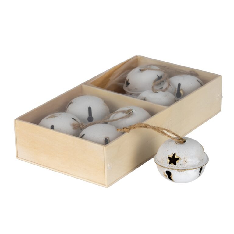 Set of Eight Large Nordic Metal Bells