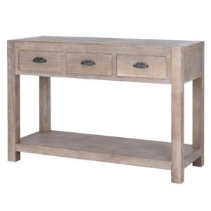 Three Drawer Console Table