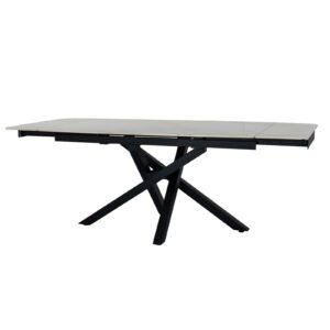 Stone Effect Extending Dining Table