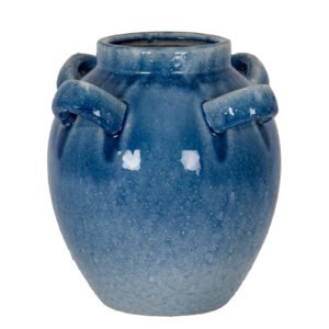 Large Blue Amphora Pot