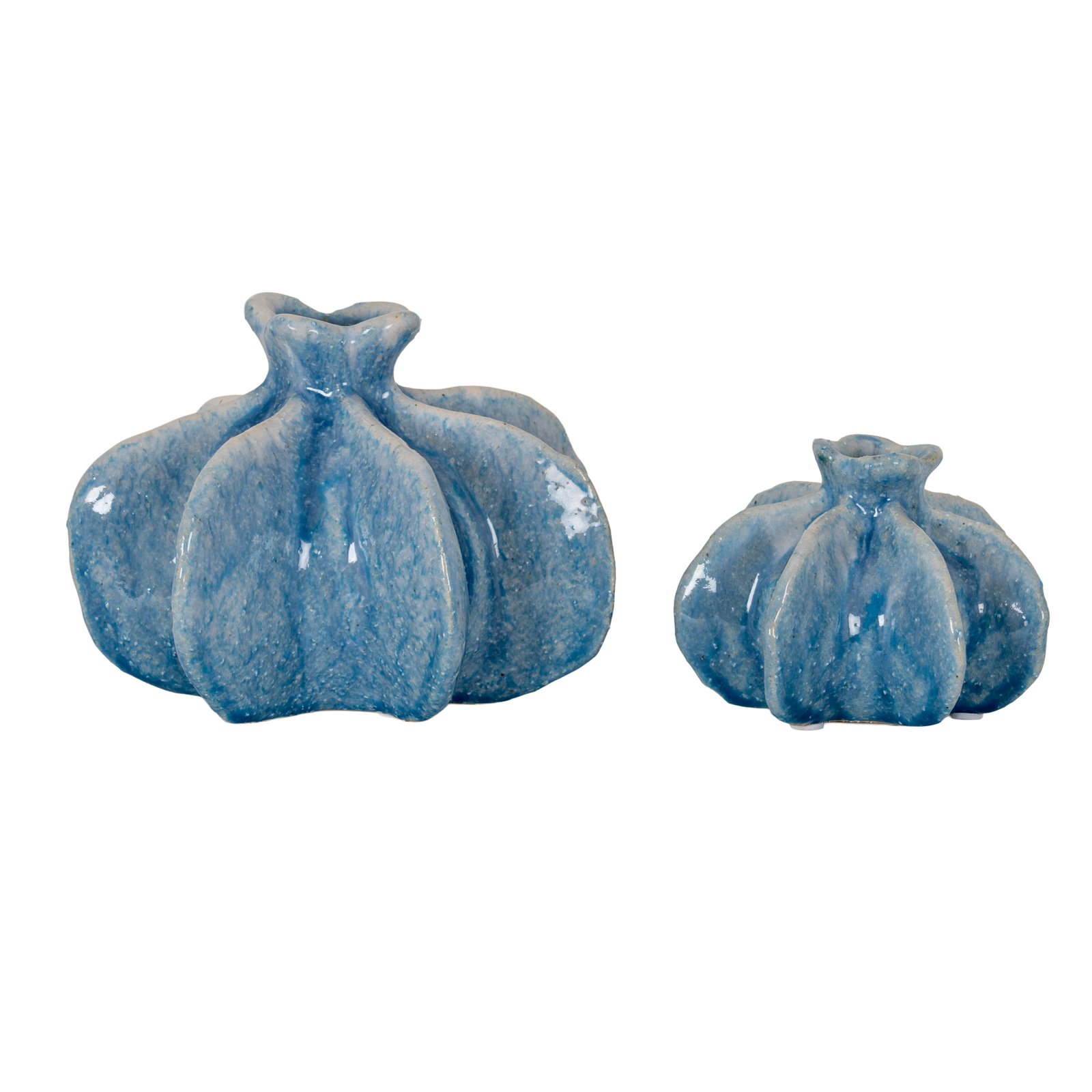 Small Blue Poppy Seed Bud Vase - Image 2
