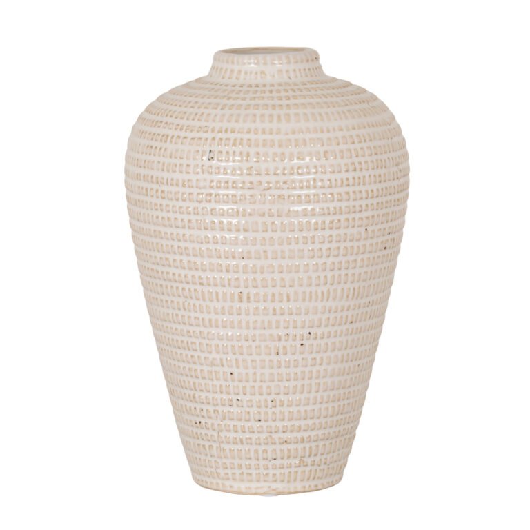 large ceramic olpe vase