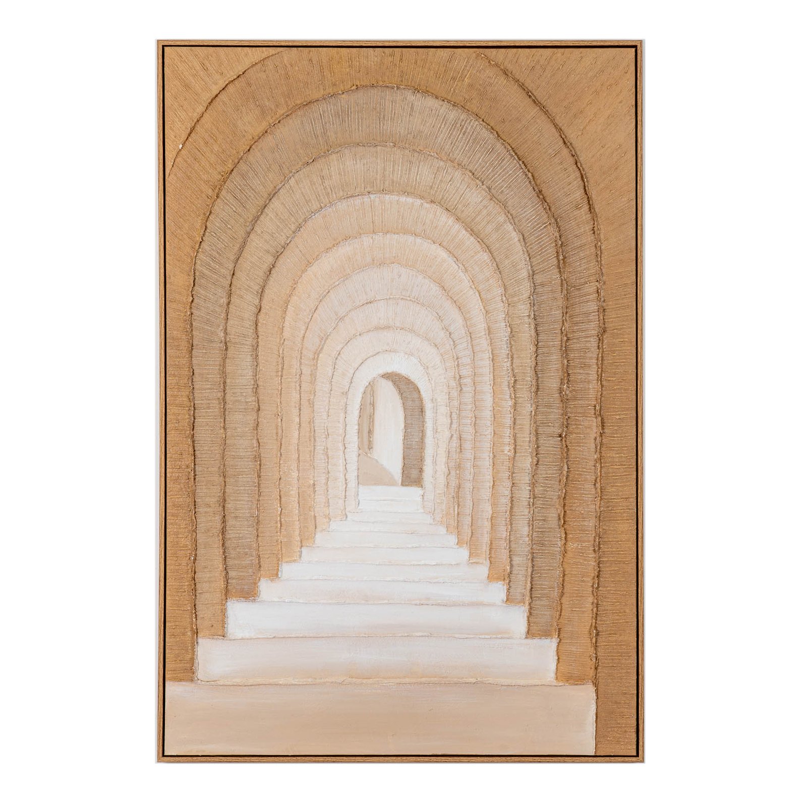 Framed Abstract Oil Canvas