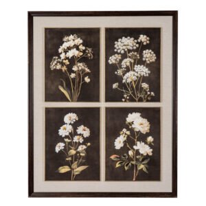 Set of Four Botanical Framed Prints