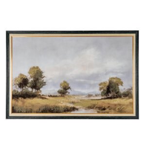 Spring Landscape Hand-Painted Framed Canvas