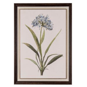 Blue Wildflower Framed Wall Art