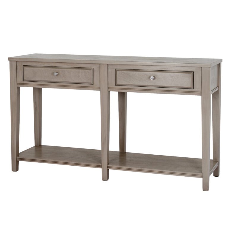 Classic 2 Drawer Console Table with Shelf