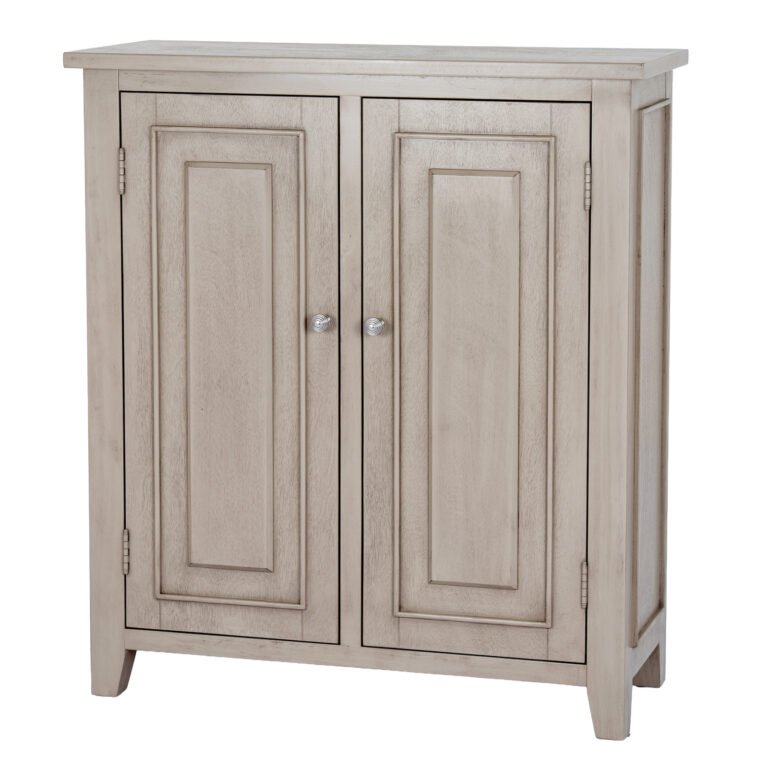 2 Door Hall Unit – country-style storage furniture in neutral wood finish