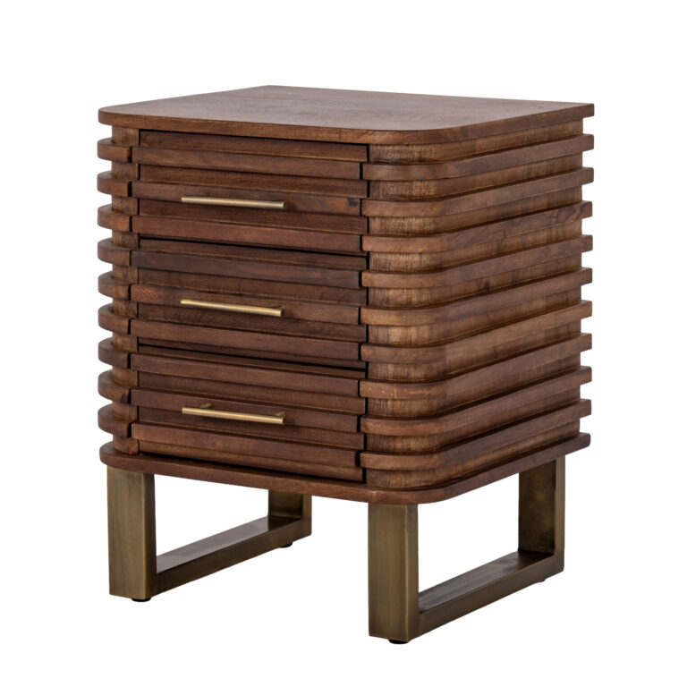 Alderwick Three Drawer Side Table