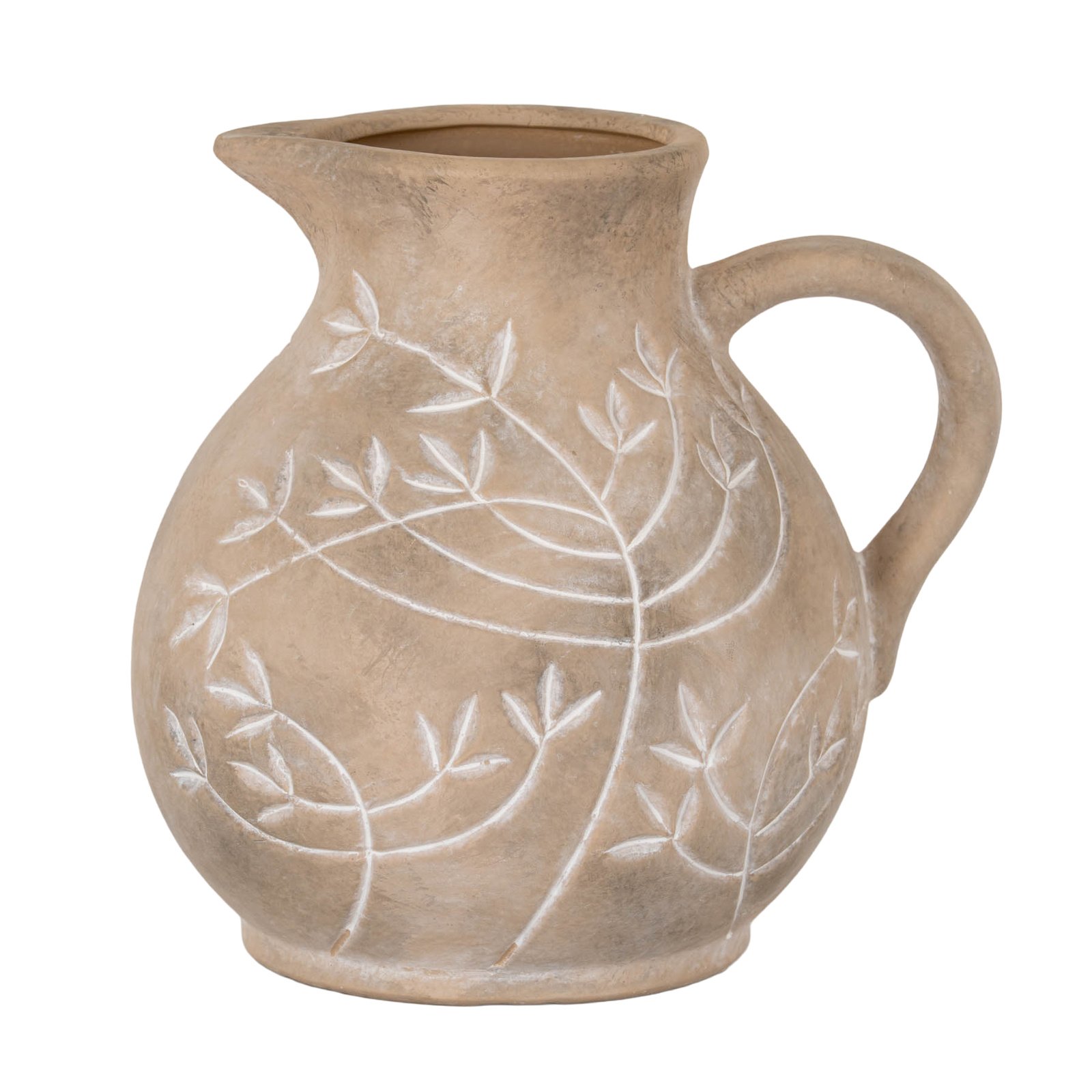 Embossed Floral Decorative Jug