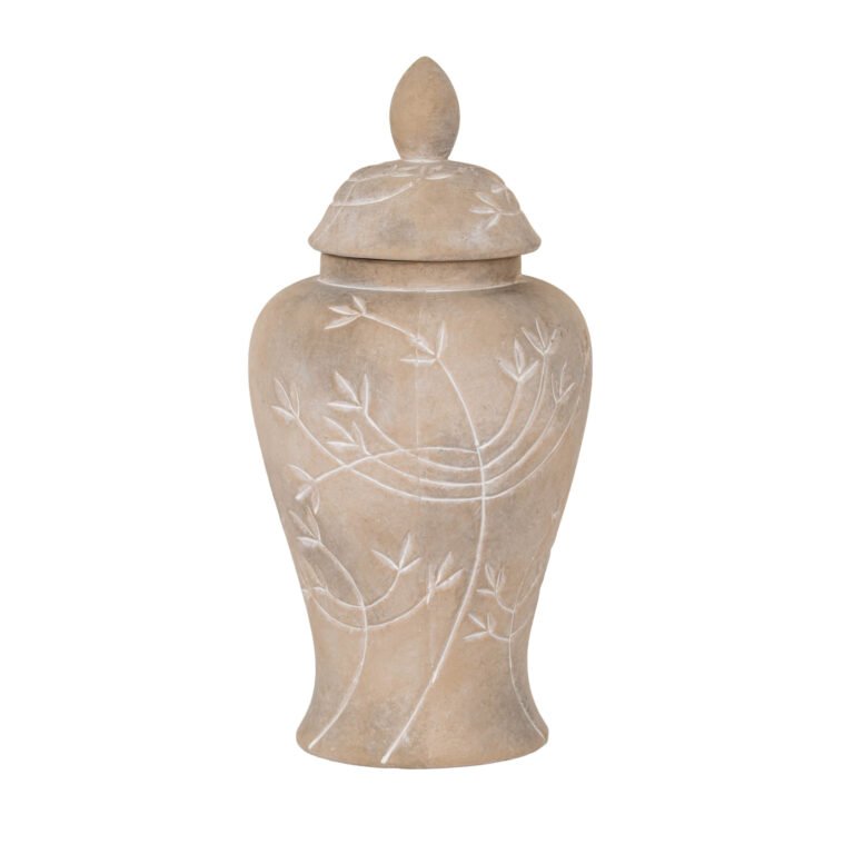 Small Lace Flower Ginger Jar