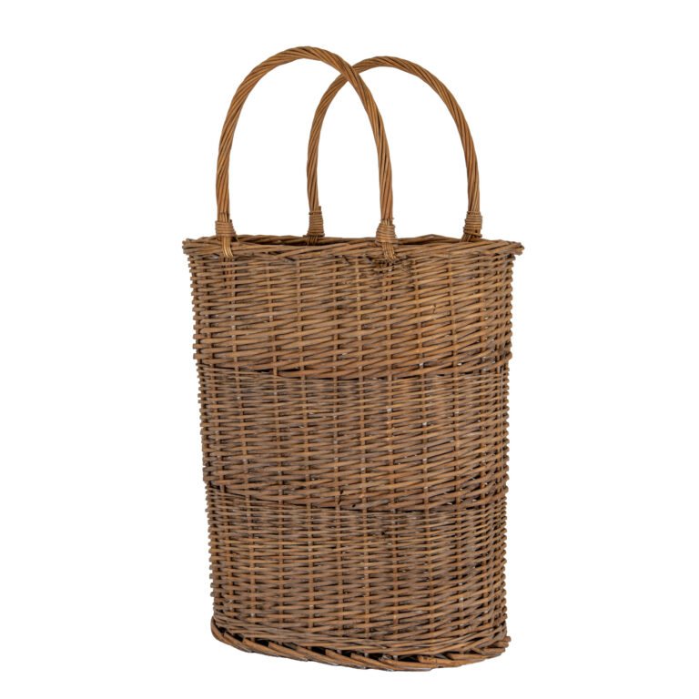 Larkcombe Large Wicker Storage Basket with Handles
