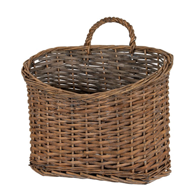Larkcombe Hanging Wicker Storage Basket