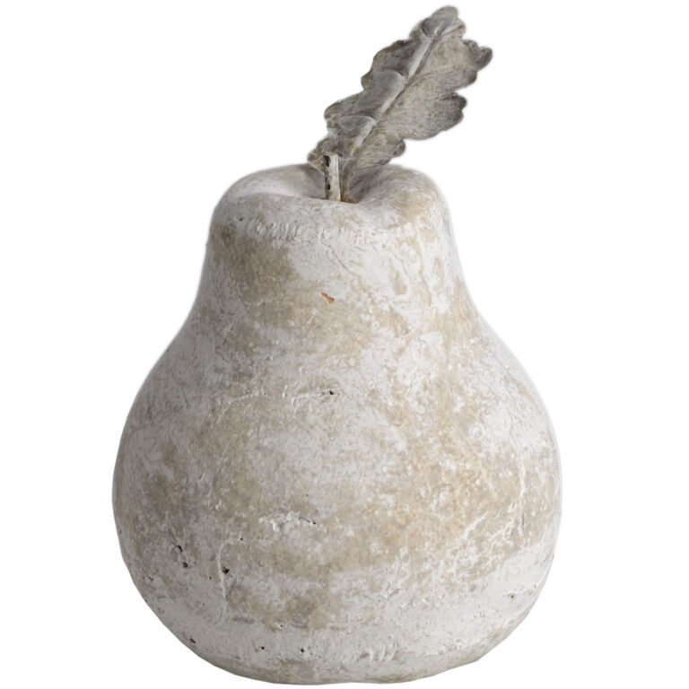 Medium Stone Pear Ornament