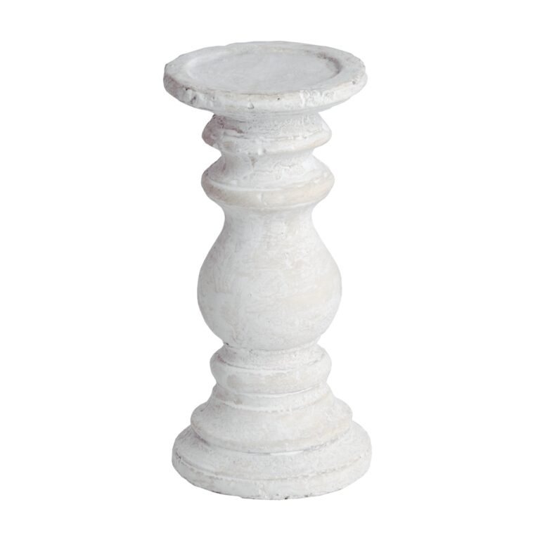 Small Stone Effect Candle Holder